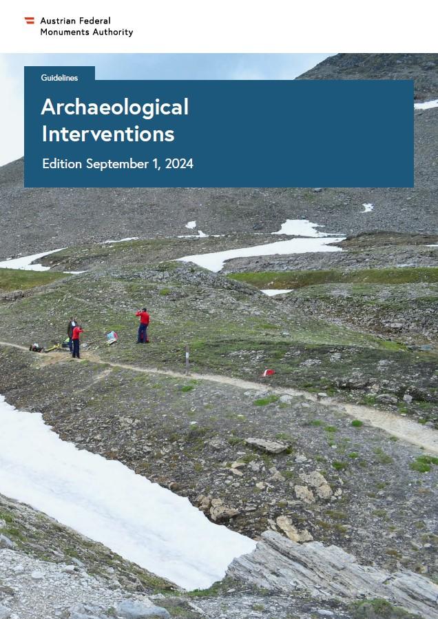 Cover der Publikation "Guidelines Archaeological Interventions"